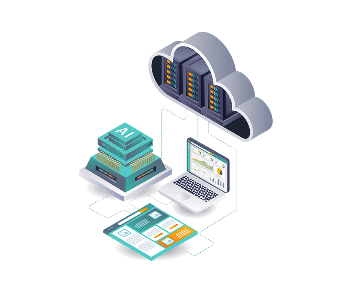 Digital cloud server